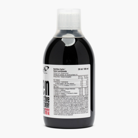 Colagen lichid Smart Collagen Active Recovery, aromă de struguri, 0.48l