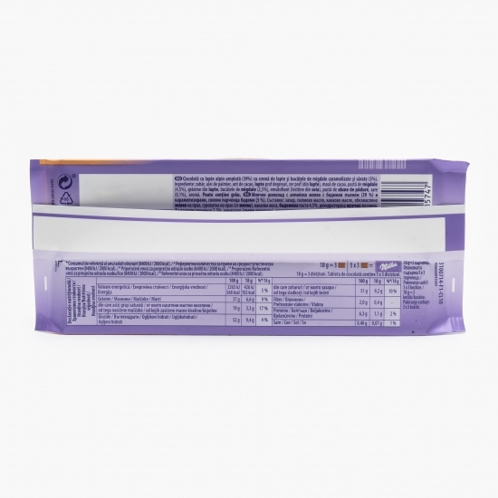 Ciocolată cu cremă cu migdale caramelizate 90g