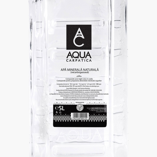 Apă minerală naturală necarbogazoasă 5l