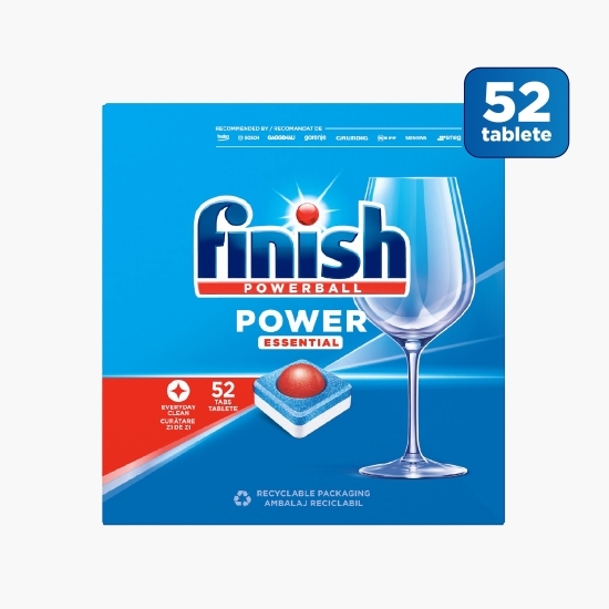 Detergent capsule pentru mașina de spălat vase Power Essential, 52 spălări