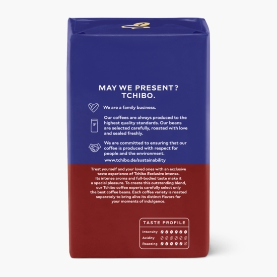 Cafea prăjită și măcinată Exclusive Intense 250g