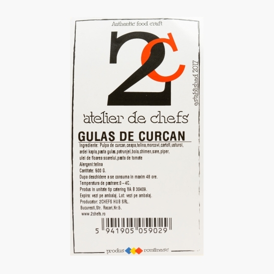 Gulaș de curcan 500g