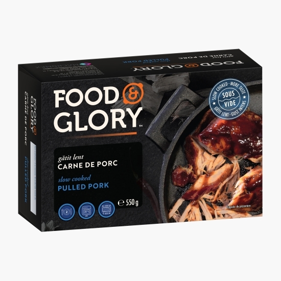 Carne de porc gătită lent 550g