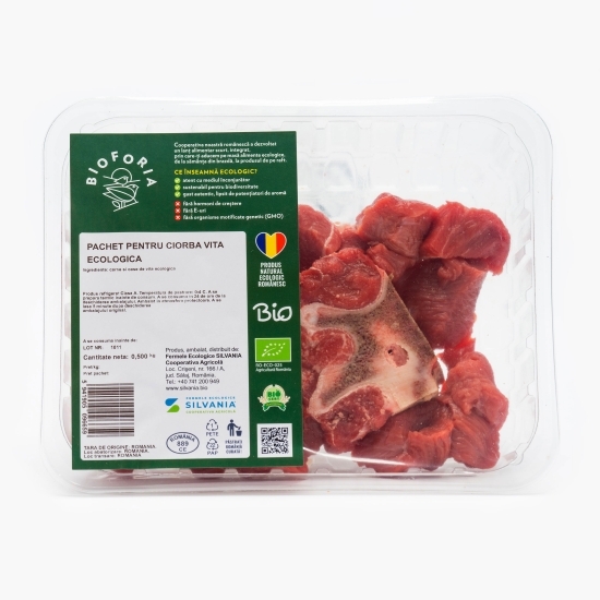 Pachet pentru ciorbă de vită eco 500g