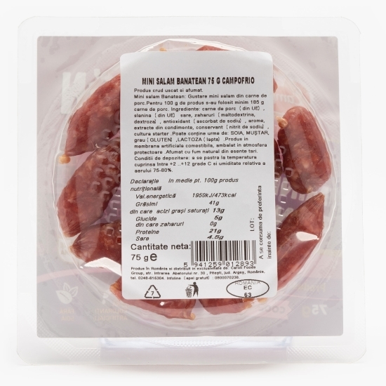 Salam bănățean mini 75g