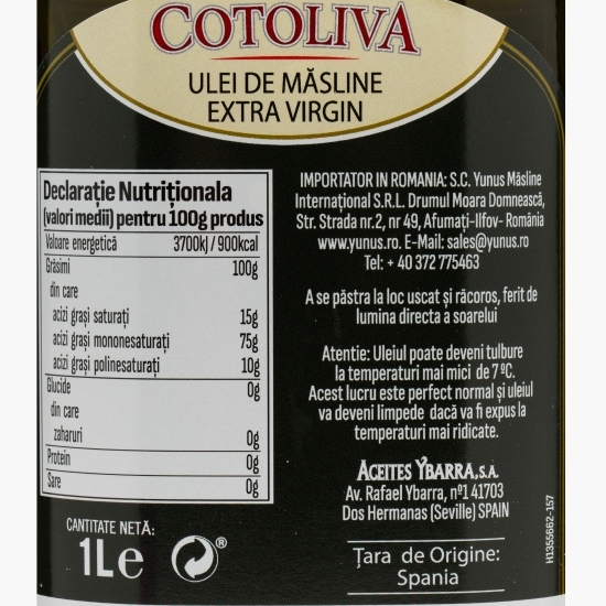 Ulei de măsline extravirgin, 1l