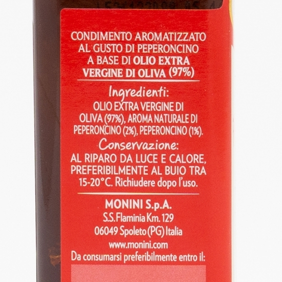 Condiment cu ulei extravirgin aromatizat cu ardei iute 250ml