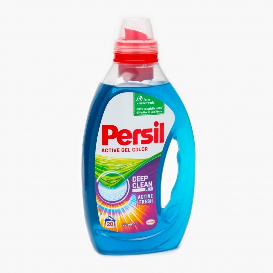 Detergent de rufe lichid Active Gel Color, Deep Clean Plus, Active Fresh, 20 spălări, 1l
