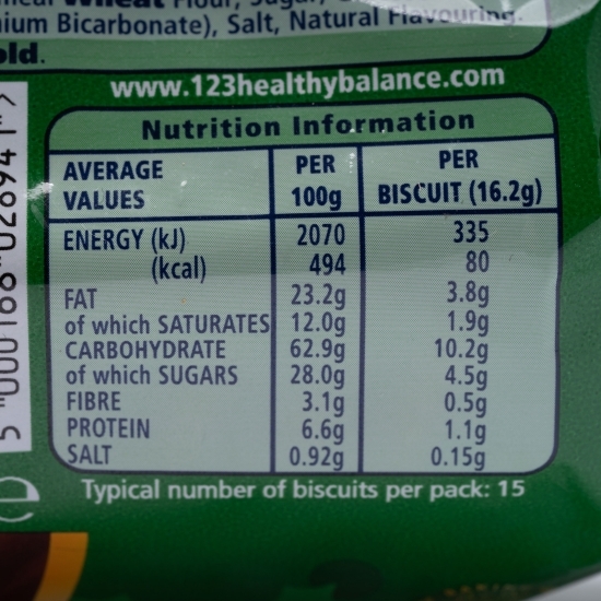 Biscuiți digestivi cu ciocolată și aromă de budincă 243g