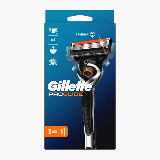 Aparat de ras ProGlide, 1 mâner + 2 rezerve
