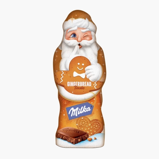 Figurină de ciocolată Moș Crăciun cu gust de turtă dulce 100g