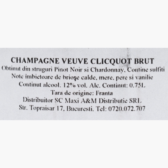 Șampanie Brut 12%, 0.75l