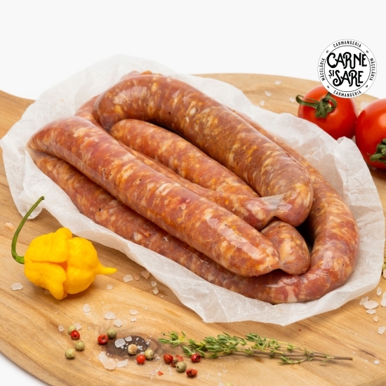 Cârnați de porc cu boabe de muștar 500g