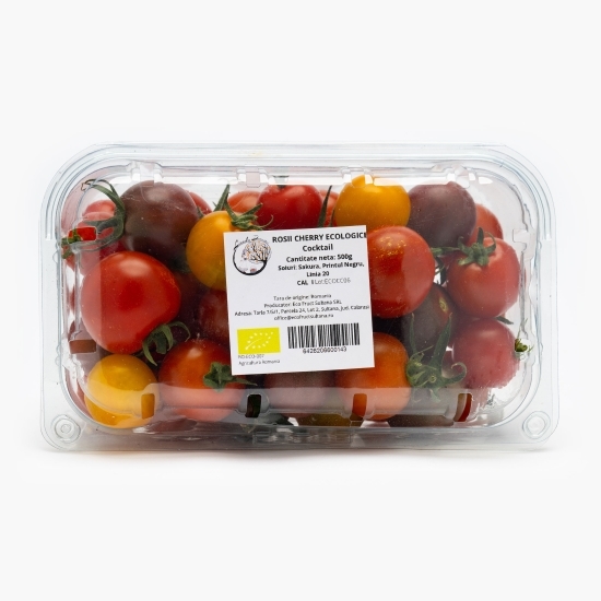 Roșii cherry cocktail eco, România 500g