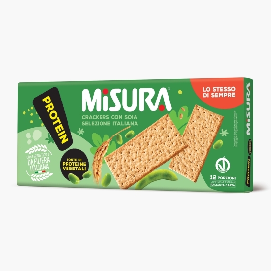 Crackers cu soia și proteine vegetale 400g