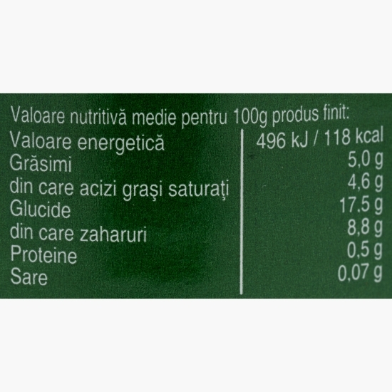Budincă de vanilie vegană din cremă din nuci de cocos 300g