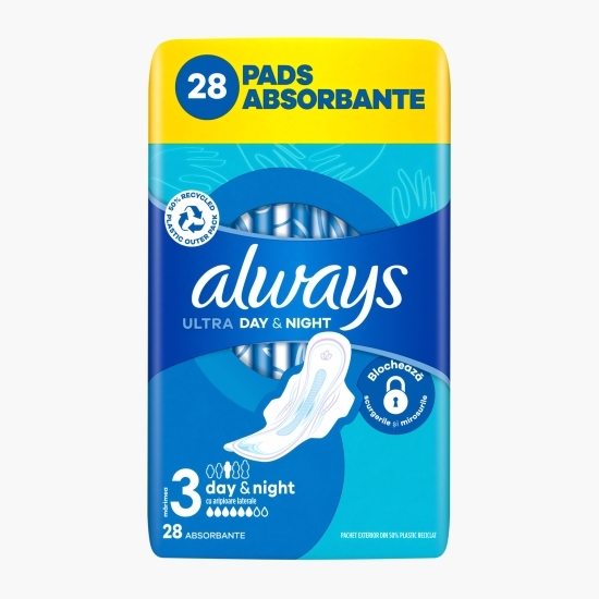 Absorbante Ultra Day & Night 28 buc
