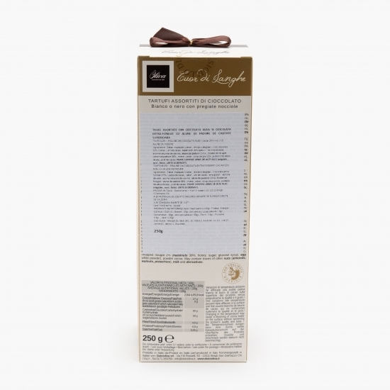 Trufe asortate ciocolată albă și negră 250g