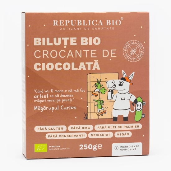 Biluțe eco crocante de ciocolată, fără gluten 250g