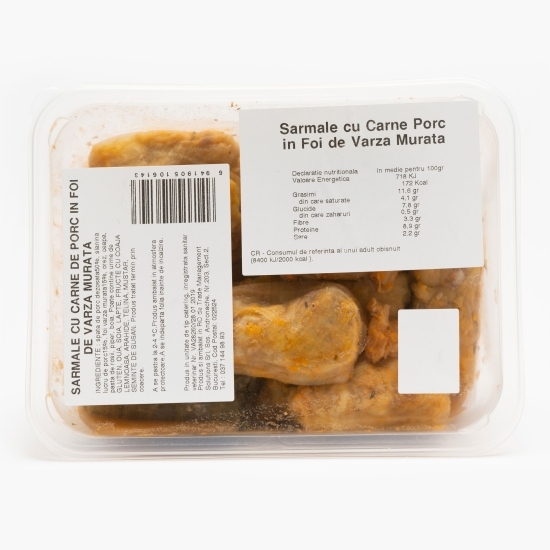 Sarmale cu carne de porc în foi de varză murată 1.2kg