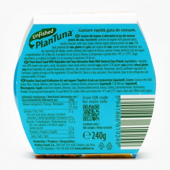 Salată california cu alternativă vegetală la ton 240g