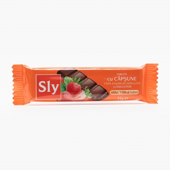 Tabletă dietetică cu căpșune 25g