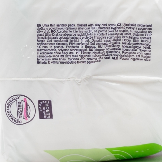 Absorbante Perfecta Slim green 14 buc