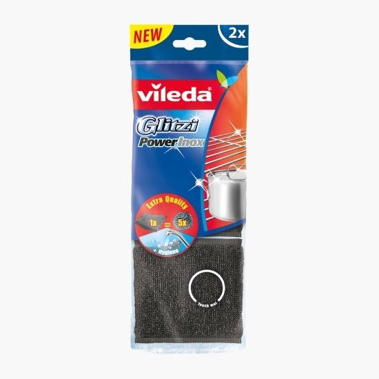 Bureți de vase Inox Power 2buc