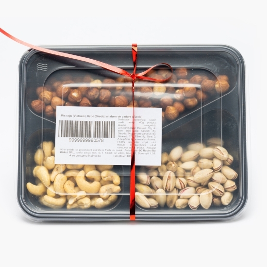 Mix caju, fistic și alune de pădure 400g
