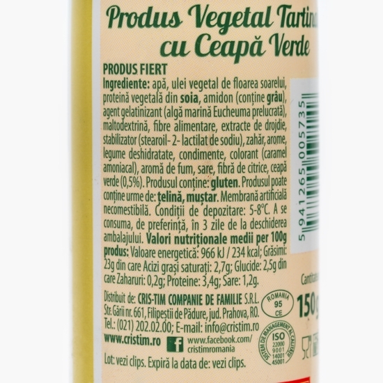 Produs vegetal tartinabil cu ceapă verde 150g