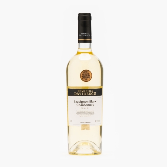 Vin alb sec Sauvignon Blanc & Chardonnay, 12%, 0.75l