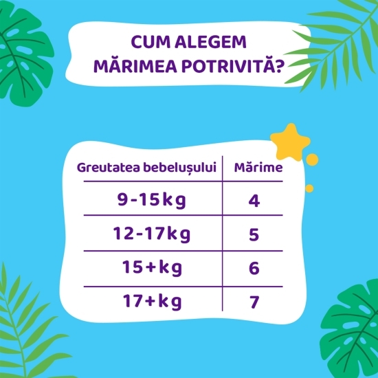 Scutece chiloțel Maxi mărimea 4, 9-15kg, 68 buc