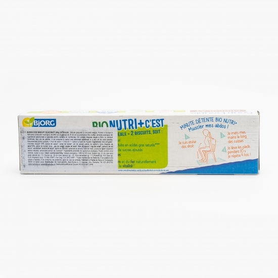 Biscuiți eco cu glazură de ciocolată neagră 200g