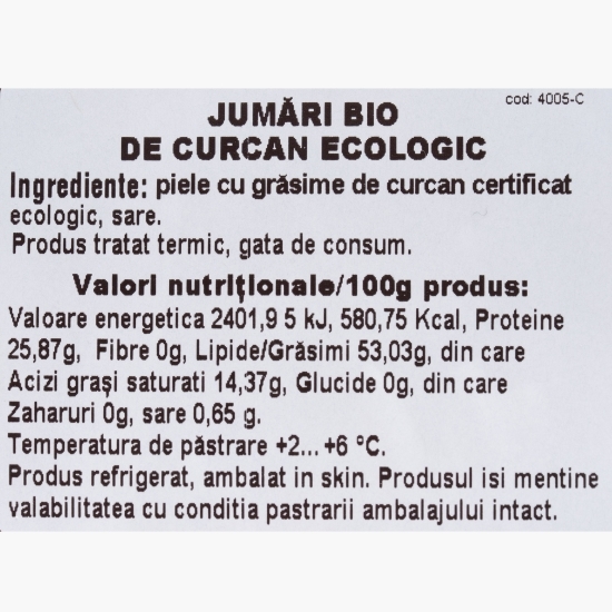 Jumări gourmet de curcan eco 150g