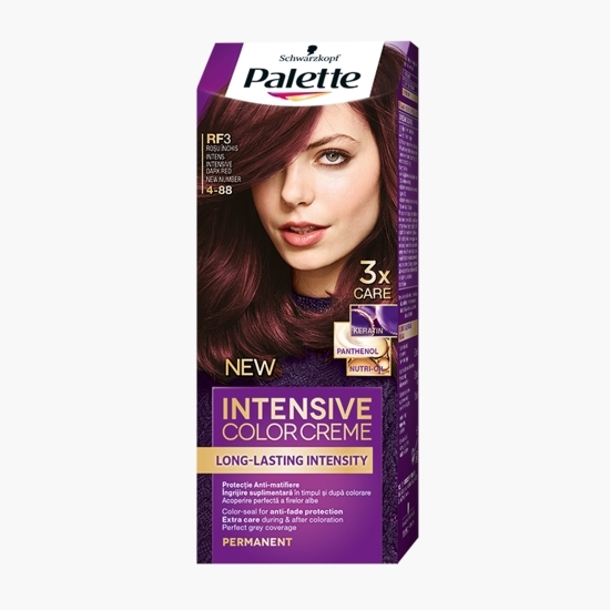 Vopsea de păr permanentă Intensive Color Creme RF3 Roșu închis intens 110ml