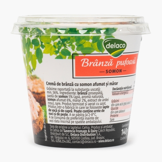Brânză pufoasă cu somon 140g