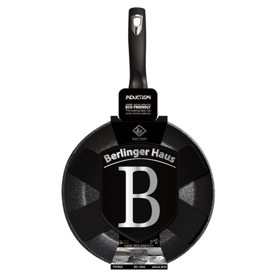 Tigaie Haus Black Silver, inducție, 24 cm
