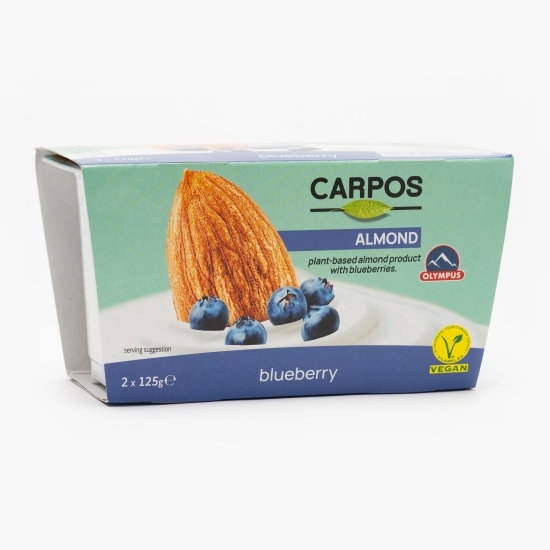 Produs fermentat din migdale cu afine Carpos 2x125g