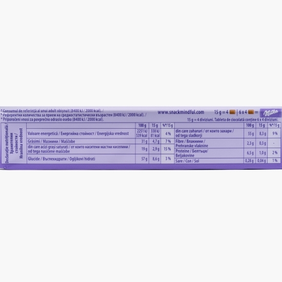 Ciocolată cu lapte 90g