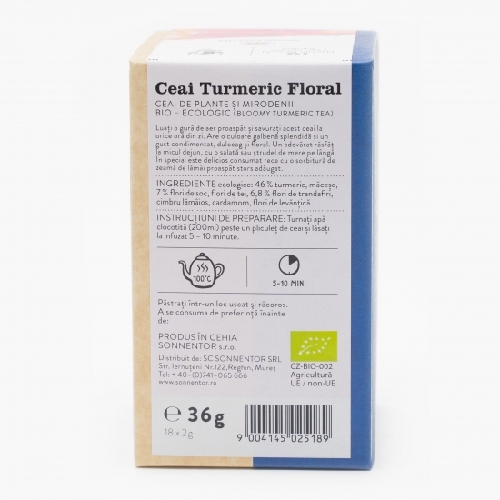 Ceai eco turmeric Floral 18 plicuri