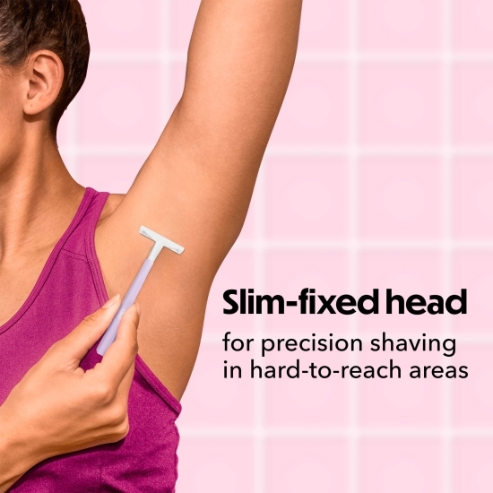 Aparat de ras pentru femei Twin Lady 2 lame, 5 buc