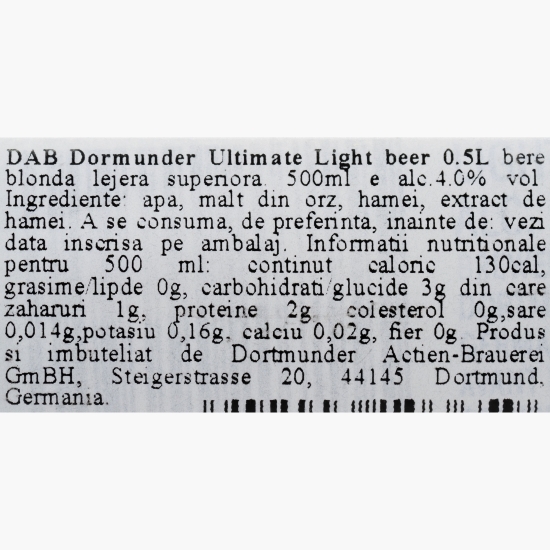 Bere Ultimate Light 0.5l
