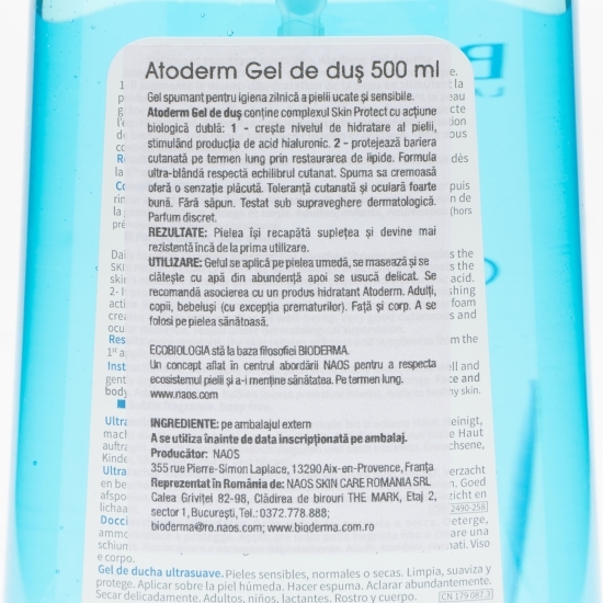 Gel de duș Atoderm 0.5l