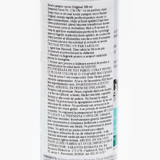 Șampon uscat Original 200ml