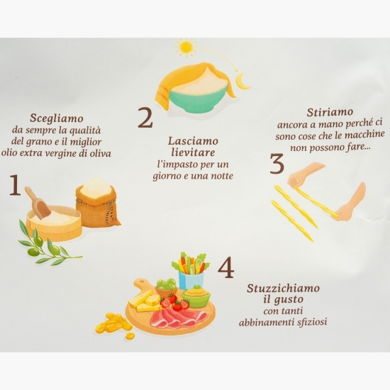 Grisine cu ulei de măsline și semințe de susan, 250g