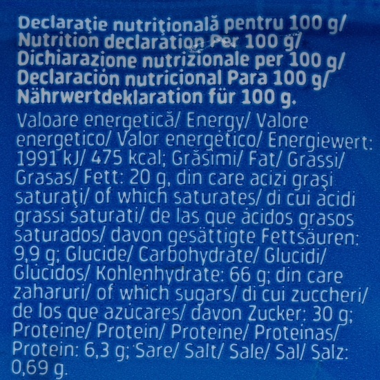 Sandviș biscuiți de cacao cu cremă de rom 36g