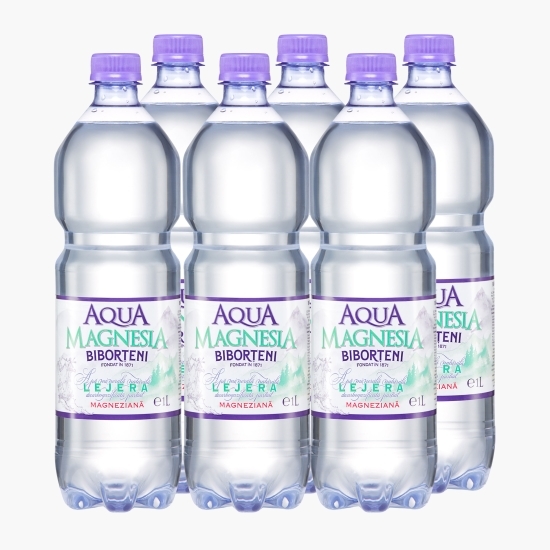 Apă minerală naturală carbogazoasă Magnesia Lejeră 6x1l