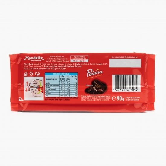 Ciocolată amăruie 90g