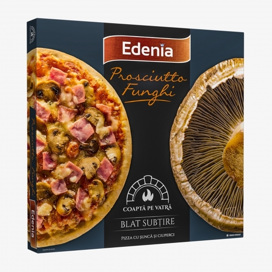 Pizza prosciutto funghi 345g