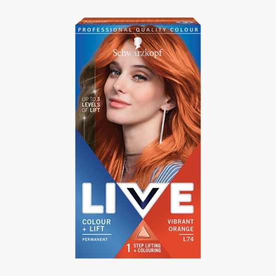 Vopsea de păr permanentă Colour + Lift L74 Vibrant orange 142.5 ml